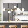 EVA 6LT SATIN BRASS PENDANT